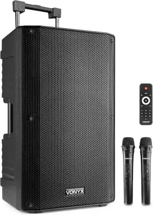 Vonyx VSA700 Partybox Bluetooth Lautsprecher Groß 1000W, 8 Std Akku, Mobile PA A
