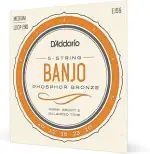 D`Addario Banjo 5-String Phosphor Bronze Medium