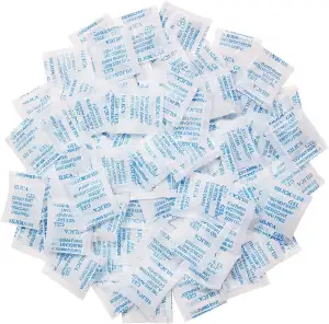 Silica Gel Beutel zur Aufbewahrung von Lebensmitteln, Luftfeuchtigkeit, 100 Pack