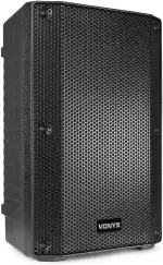 Vonyx VSA10BT - Aktiv Lautsprecher, 500 Watt PA Aktivlautsprecher, 10 Zoll Bi-Amp, MIC-Input, Equalizer, Gitarreneingang und MP3-Player, PA Boxen DJ Equipment, Musikbox mit Fernbedienung