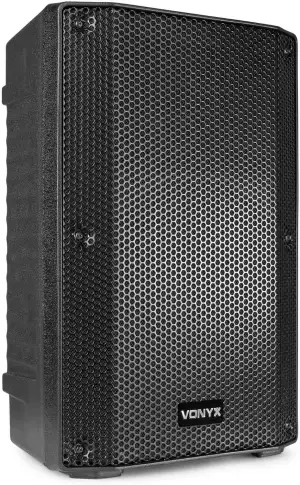 Vonyx VSA10BT - Aktiv Lautsprecher, 500 Watt PA Aktivlautsprecher, 10 Zoll Bi-Am
