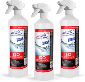 Isopropanol 99,9% Reiniger in Sprühflasche – 3x1 Liter | Hochprozentiger IPA Rei
