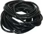 Flexible-Kabelspirale Spiralschlauch Wickelschlauch - Bündelbereich Ø 6-60 mm Länge 10 m SCHWARZ