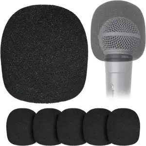 6 Stücke Pop Filter für Shure SM58 Beta58A SM48S-LC Mikrofon - Popschutz für Han