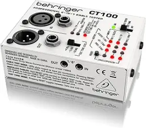 Best Price Square BEHRINGER Cable Tester CT100 by BEHRINGER
