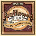 Ernie Ball Earthwood Bluegrass-Banjosaiten, für 5-Saiter, Endschlaufen, 80/20-Bronze, Akustikgita...