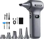 Elektrische Staubgebläse Druckluftspray 350000U/min für PC Reinigungsset,12000mah Compressed Air,100-stufig einstellbares Mini-Luftgebläse Tastatur Reinigung für PC, Elektronik, Sofa, Auto