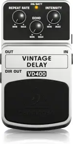 Best Price Square Guitar Pedal, Vintage DELAY VD400 by BEHRINGER
