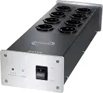 Dynavox HiFi-Netzfilter X4100S, Mehrfach-Steckdose mit 8 Steckplätzen, mit LED-Kontrollleuchte fü...