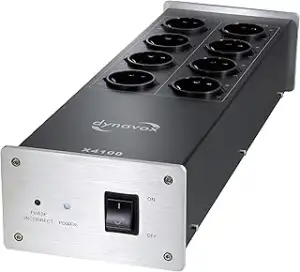 Dynavox HiFi-Netzfilter X4100S, Mehrfach-Steckdose mit 8 Steckplätzen, mit LED-K