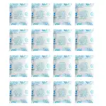 Silica Gel Beutel 16x 50g für Lebensmittel Kleidung Lagerung Starke Entfeuchtung Trockenmittel Großpackung mit Silikat Granulat Kugeln