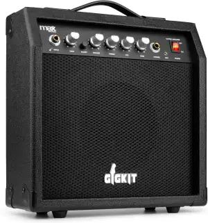 Max Gigkit - Mini Gitarrenverstärker 40 Watt, E Gitarre Verstärker mit Griff und