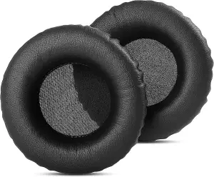 MDR-RF6000 Ohrpolster Kompatibel mit Sony MDR-RF6500, MDR-RF6000 Kopfhörern MDR RF6500 Ersatz-Ohrpolster aus Proteinleder & Memory-Schaum