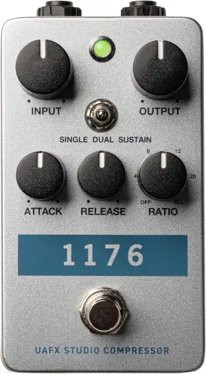 Universal Audio UAFX 1176 Studio Compressor Guitar Pedal
