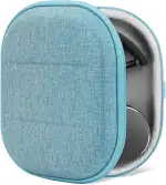 Geekria Shield On-Ear Kopfhörer-Etui für Kinder, Ersatz-Hartschalen-Schutzhülle mit Kabelaufbewahrung, kompatibel mit JBL JR300BT, JR 310BT Kopfhörern, Blau