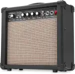 Rocktile Scream 15 Gitarrenverstärker Mini Combo Amp (15 Watt Amplifier, 2-Kanäle, Portable, AUX-In für MP3/CD, 3-Band Equalizer, Kopfhöreranschluss)