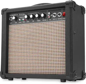 Rocktile Scream 15 Gitarrenverstärker Mini Combo Amp (15 Watt Amplifier, 2-Kanäl