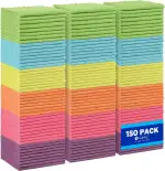 Orighty Mikrofaser-Reinigungstücher, 150 Stück, hochsaugfähiges Reinigungsmittel, fusselfreie Tüc...