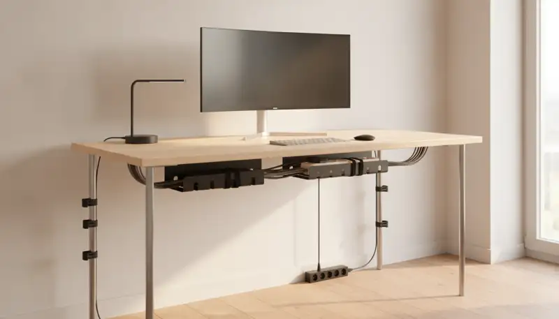 Kabelsalat adé: Wie der Königwerk Kabelkanal Schreibtisch schwarz dein Setup revolutioniert